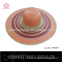 lady's floppy braided hat lady hat ladies dress hats wholesale